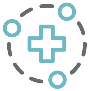 Illustration of a allied care wheel